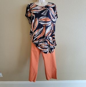 Cute summer set. Shirt & capris NEVER WORN